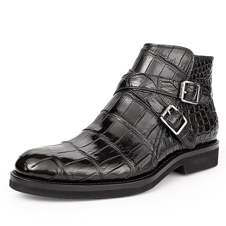 alligator dress boots