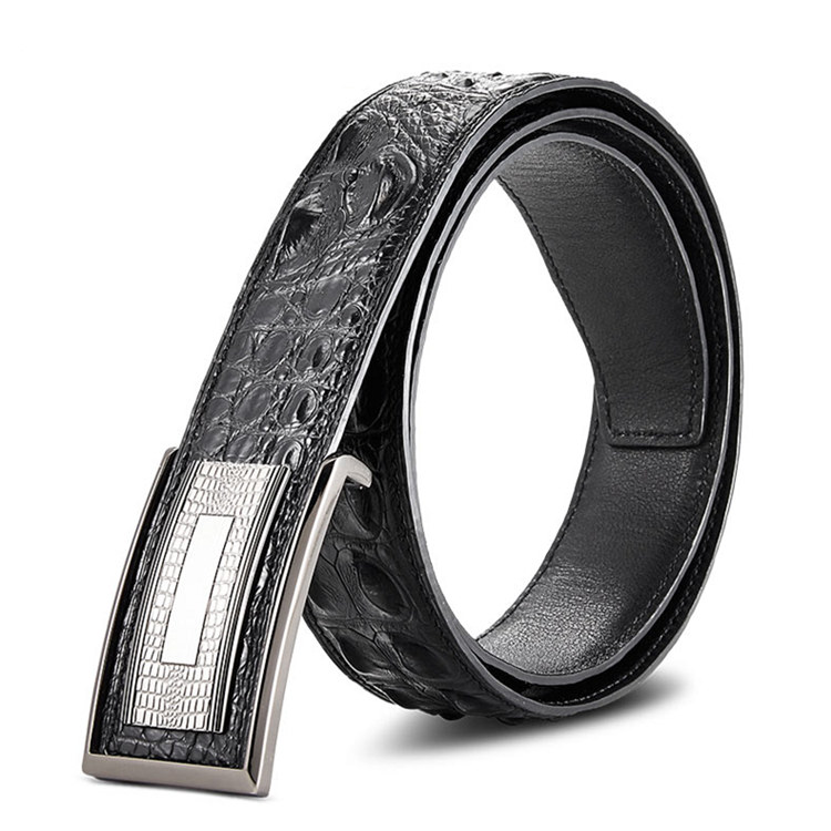 Top luxury men's belt brand-BRUCEGAO alligator belt