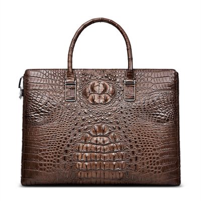 Leather travel bag - Black alligator / crocodile - Paris boutique – ABP  Concept