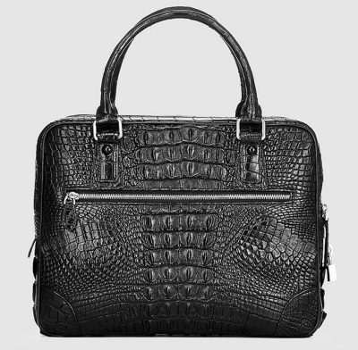 Small Genuine Crocodile Briefcase, Laptop Bag for Men