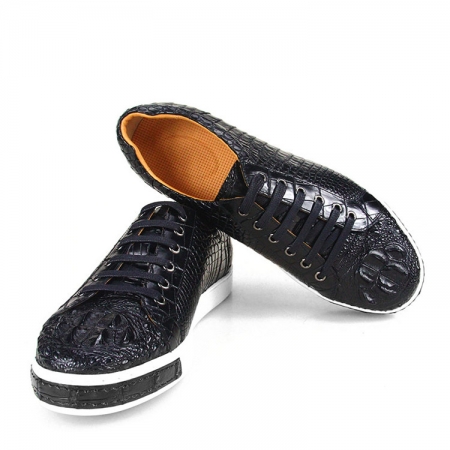 Fashion Genuine Crocodile Leather Shoes-2