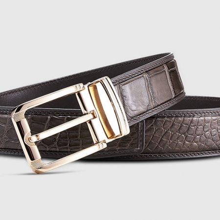 Genuine Alligator Belt - Classic & Fashion Design-Lay