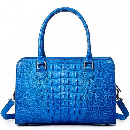 Ladies Crocodile Shoulder Bag, Crocodile Handbag-Back