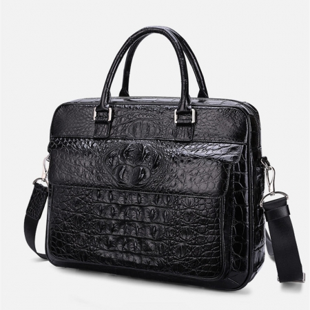 Classic Crocodile Briefcase, Crocodile Shoulder Bag, Crossbody Bag for Men-1