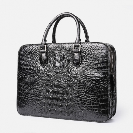 Crocodile Briefcase, Luxury Crocodile Business Bag for Men-1