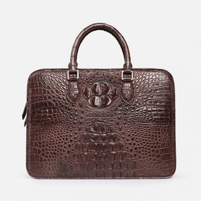 Luxury Crocodile Business Bag for Men