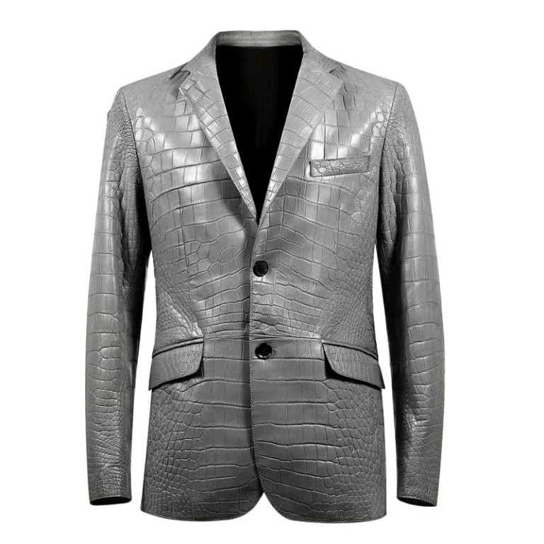 Exotic Alligator Skin Jacket for Men | Luxury Jacket