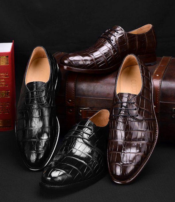 Crocodile Oxford Shoes for Men