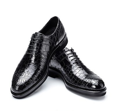 Men's Genuine Alligator Leather Formal Dress Party Wedding Office ...