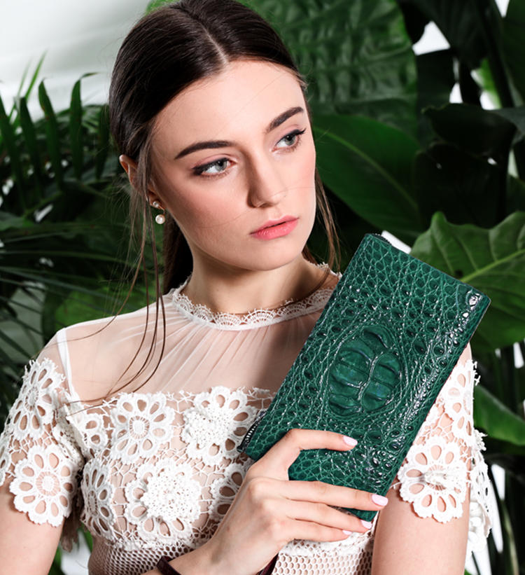 Getting Your Wardrobe Spring-BRUCEGAO Crocodile Leather Handbags