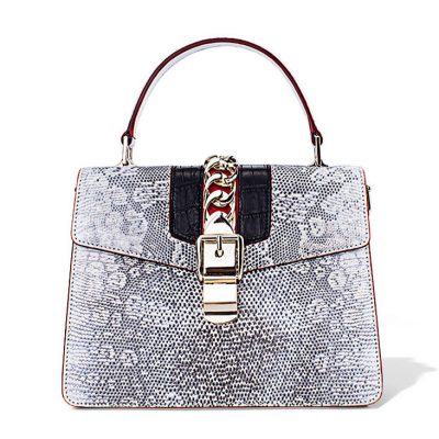Fashion Designer Lizard Handbag