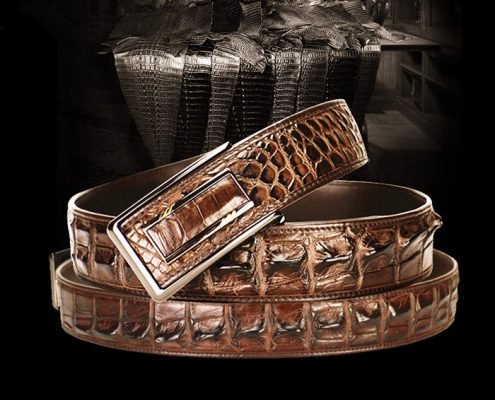 Best Belts for Men - BRUCEGAO’s Crocodile Belt