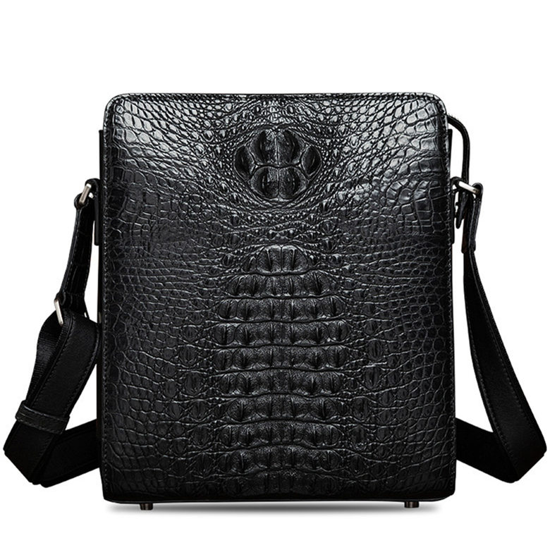 black messenger bag purse