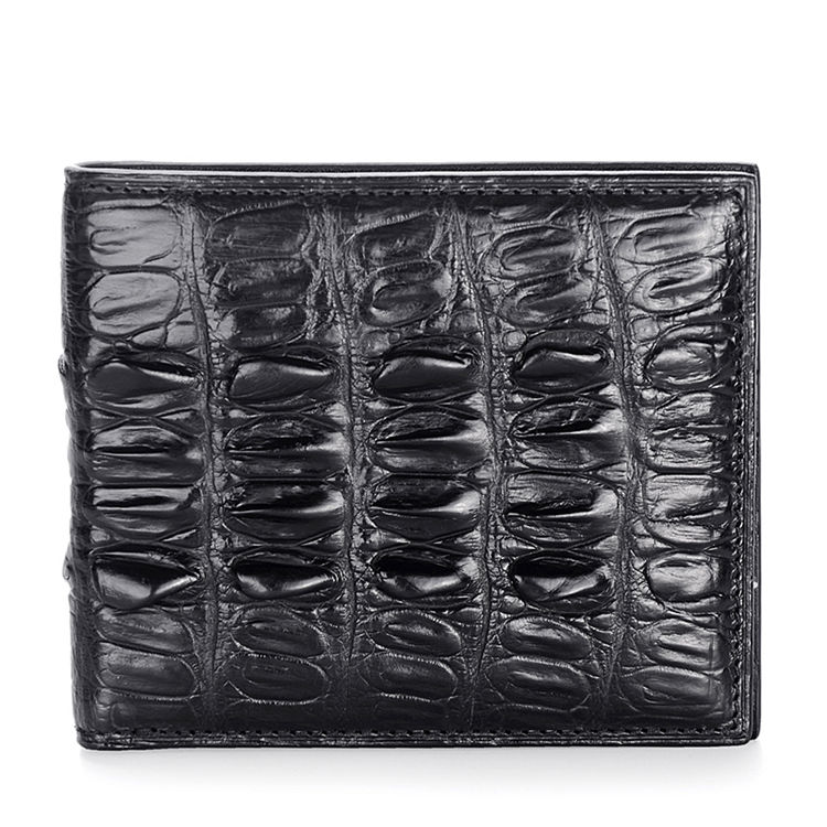 Retro Crocodile Pattern Bifold Wallet, Pu Leather Multi-card Slots