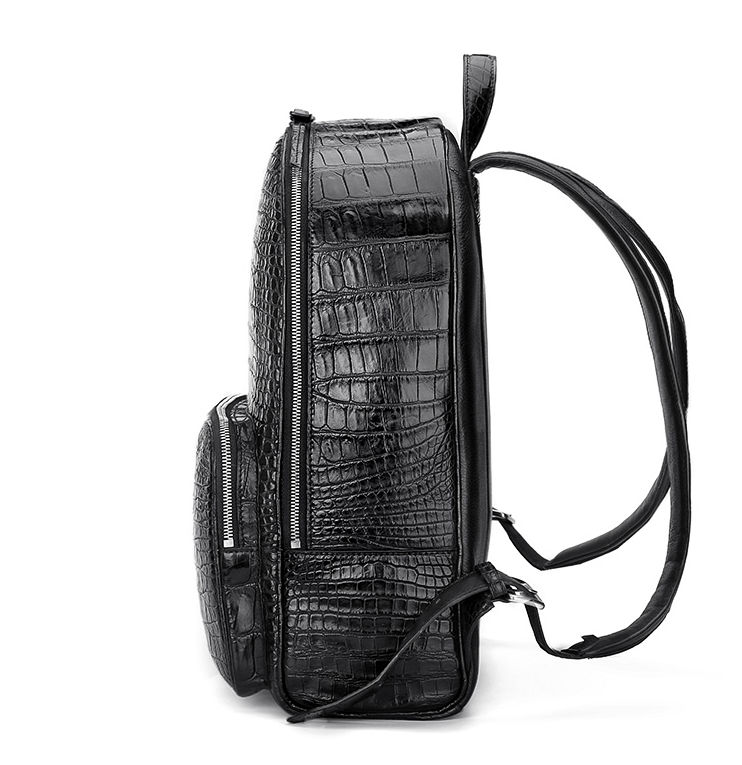 Waterproof Alligator Backpack - Black