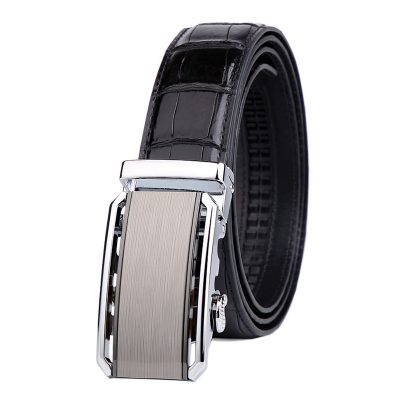 Alligator Belt with Automatic Buckle, Enclosed in an Elegant Gift Box