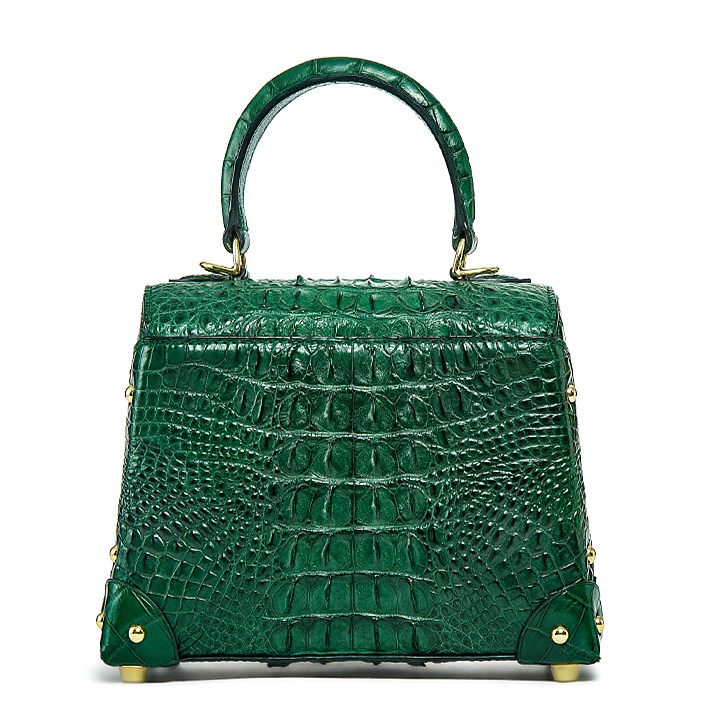 Maroon Crocodile Handbag Set with Shoulder Strap and Coin Purse - Handbags  & Purses - Costume & Dressing Accessories