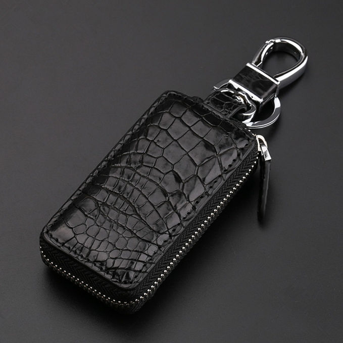 Crocodile Leather Car Key Cover for Mercedes Benz, Leather Car Key Pouch, Key  Fob Tote KC100