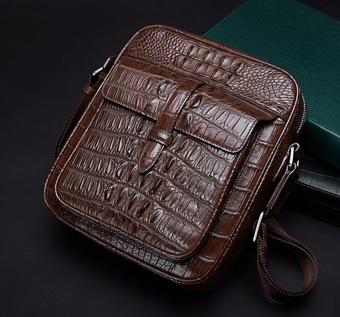 Crazy Horse Leather Mens Messenger Bag | Genuine Leather Messenger Bags -  Genuine - Aliexpress