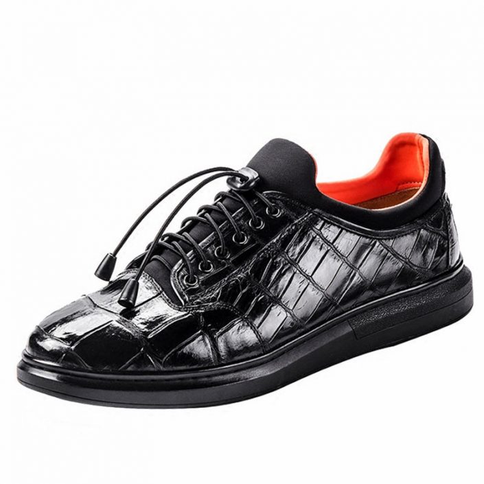 Fashion Alligator Sneaker, Luxury Alligator Sneaker for Men