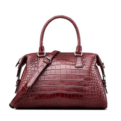 Authentic Crocodile Skin Women's Handbag Shoulder Bag Shiny