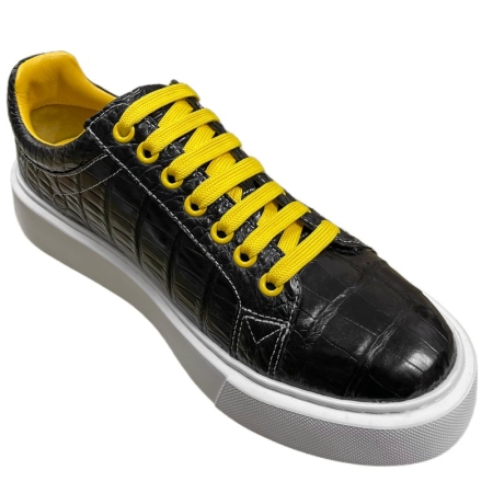 Daily Crocodile Skin Sneakers for Men