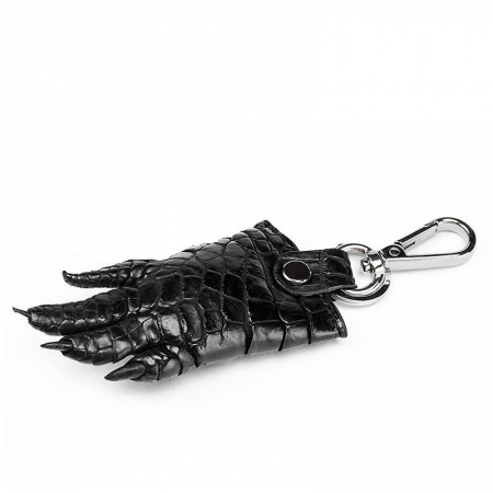 Genuine Crocodile Claw Keychain-Black