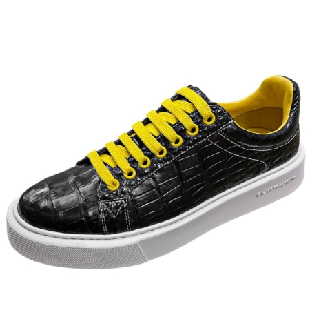 Men’s Daily Crocodile Skin Sneakers