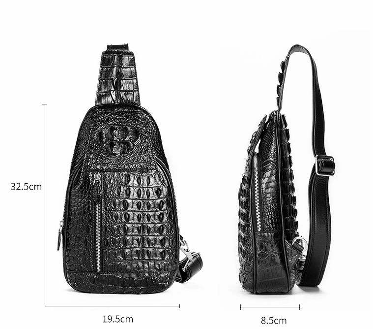 Crocodile Skin Chest Bags – Tote&Carry