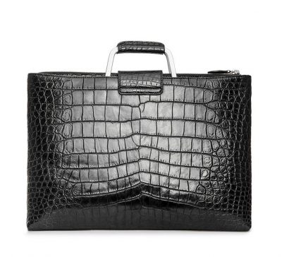 Fashion Alligator Briefcase Shoulder Cross-body Laptop Business Bag for Men