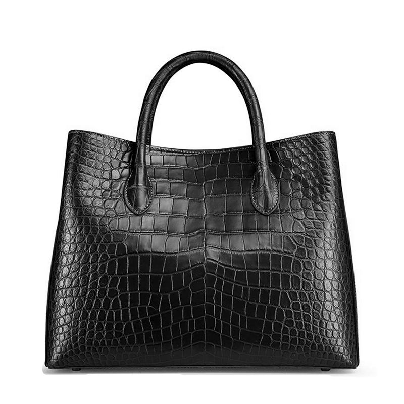 Black & White Pattern Jacquard Handbag Purse