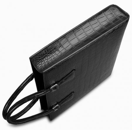 Unisex Alligator Briefcase Laptop Bag Business Tote-1