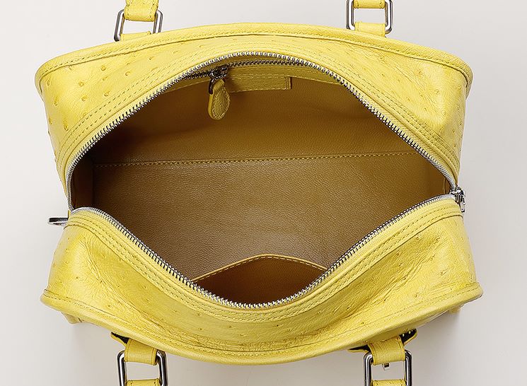 Ostrich Leather Satchel Ostrich Leather Handbag