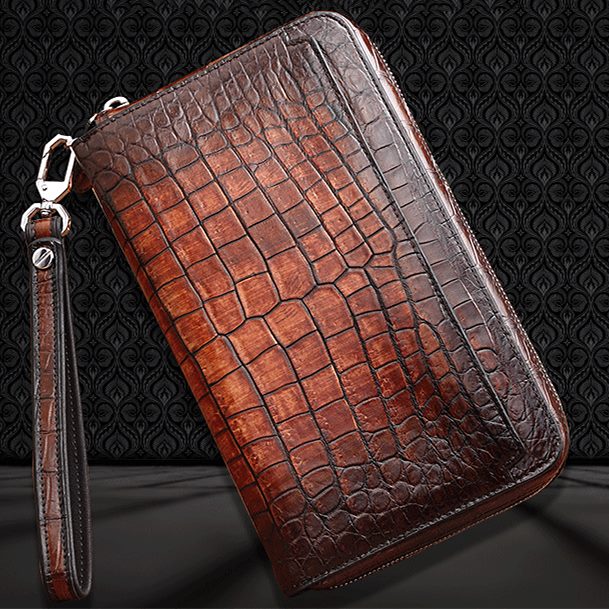  IPASUN Mens Clutch Purse Hand Bag Large Long Wallet Leather  Cell Phone Card Holder (Brown) : Clothing, Shoes & Jewelry