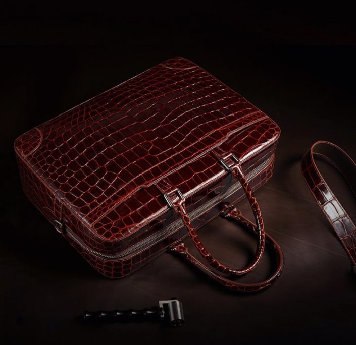 alligator leather briefcase