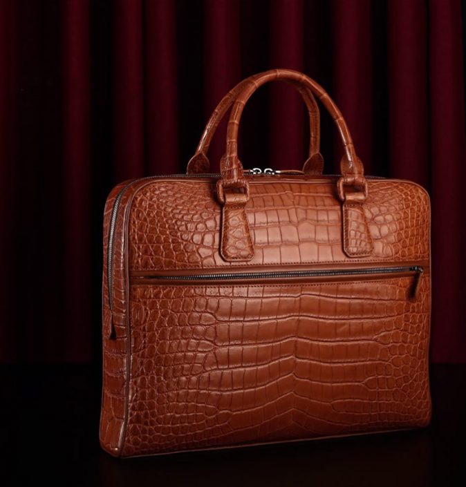 Why is the alligator leather briefcase more expensive than the cowhide ...