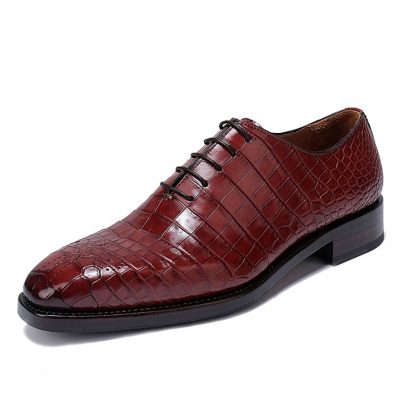 Vikeduo 2018 Style Mens Casual Alligator Loafer Footwear Brown