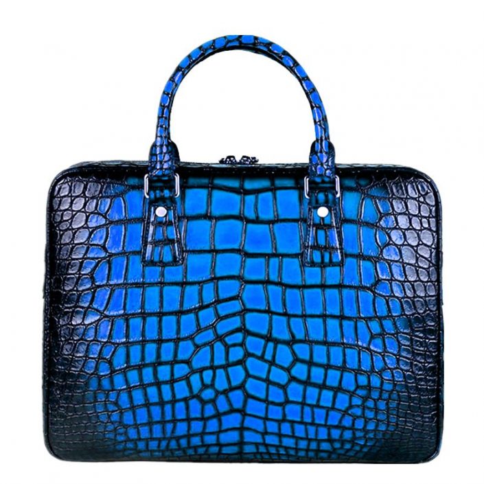 Alligator Business Bag Designer Alligator Briefcase for Men