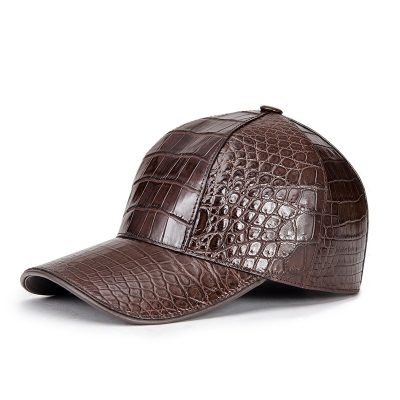 The Best Baseball Cap | BRUCEGAO's Alligator Leather Baseball Cap