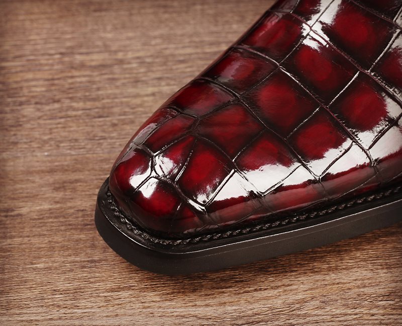 Casual Alligator Leather Chukka Sneaker Boot for Men