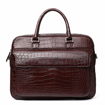 Alligator Briefcase Shoulder Messenger Bag