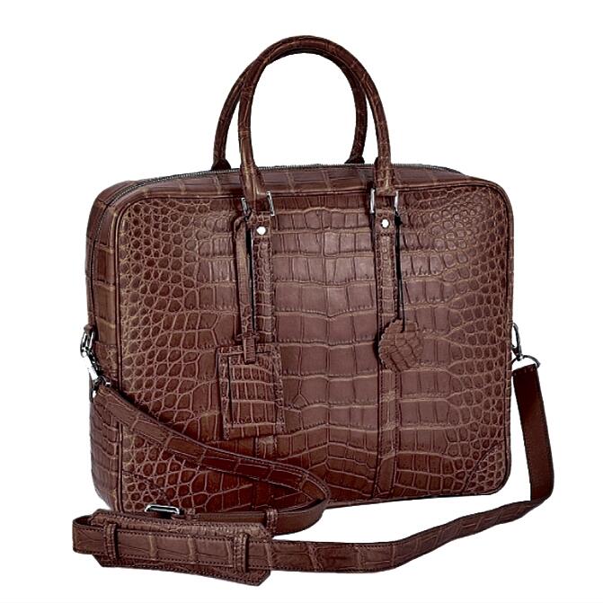 Brown Leather Men's Business Bag
