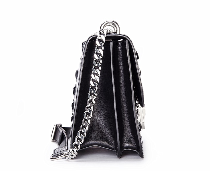 Buy Enoki Black Textured Medium Sling Handbag Online At Best Price @ Tata  CLiQ