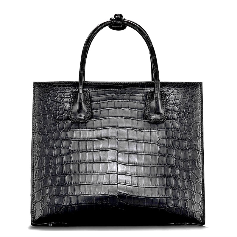 César black genuine crocodile leather shoulder bag – JA LEATHER