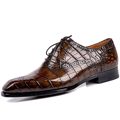 men's crocodile dress shoes
