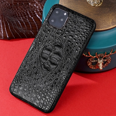 Iphone 15 Pro Max Blue Peony Alligator Removable Strap Case