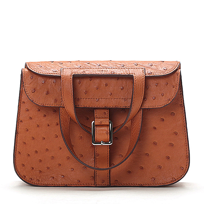 Ostrich Skin Bag Handmade Bags Original Leather Women -  UK