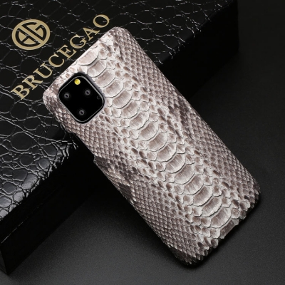 Real Italian Python Leather iPhone 15 / 15 Pro 14 Pro Cases 