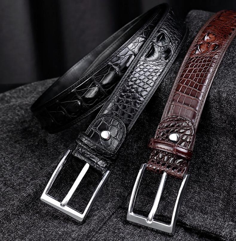 Glazed Alligator Handmade Belts