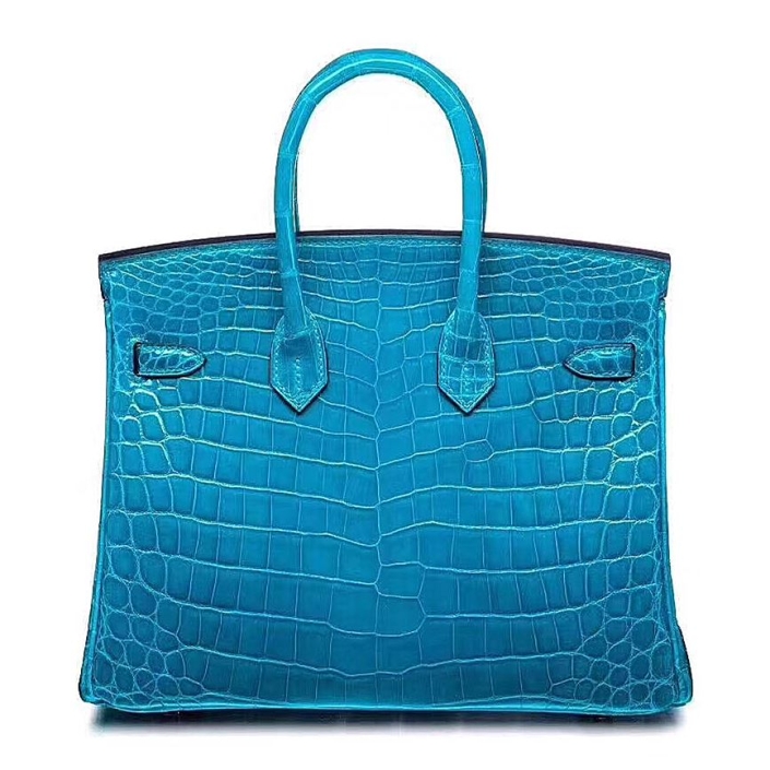 Stylish Alligator Leather Padlock Handbags